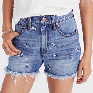 Daisy high rise Madewell shorts